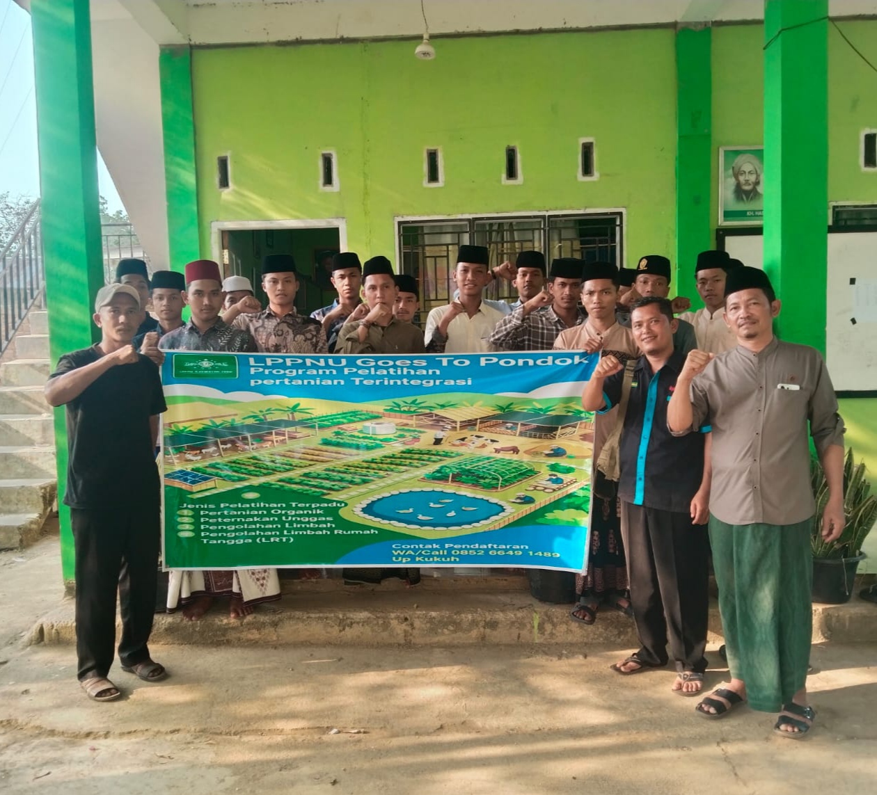 LPPNU Kabupaten Tebo Gelar Goes to Pondok  Pesantren,pendampingan Pertanian terintegtasi di lingkungan pondok pesantren.